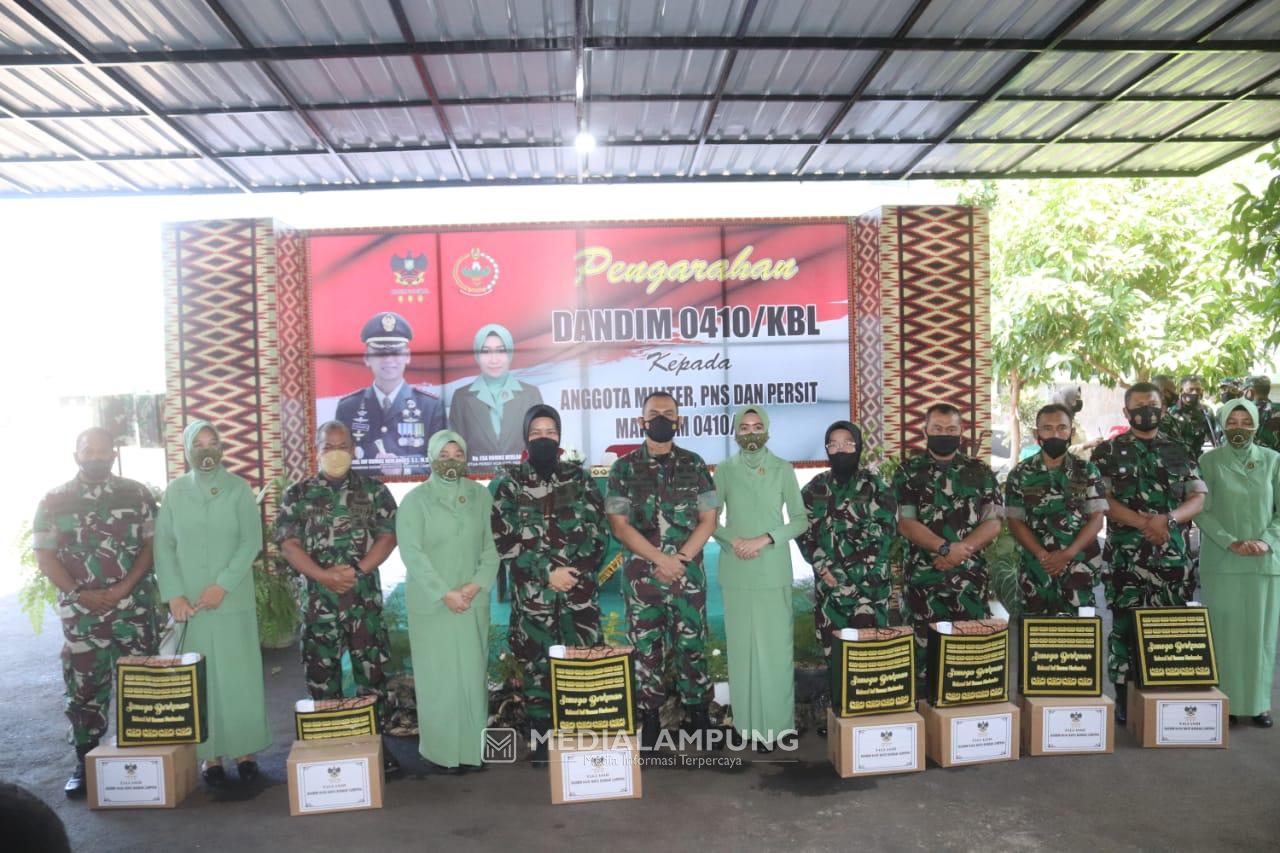 Dandim Romas Beri Arahan Personel Kodim 0410 KBL Guna Mendukung Tugas Pokok TNI AD