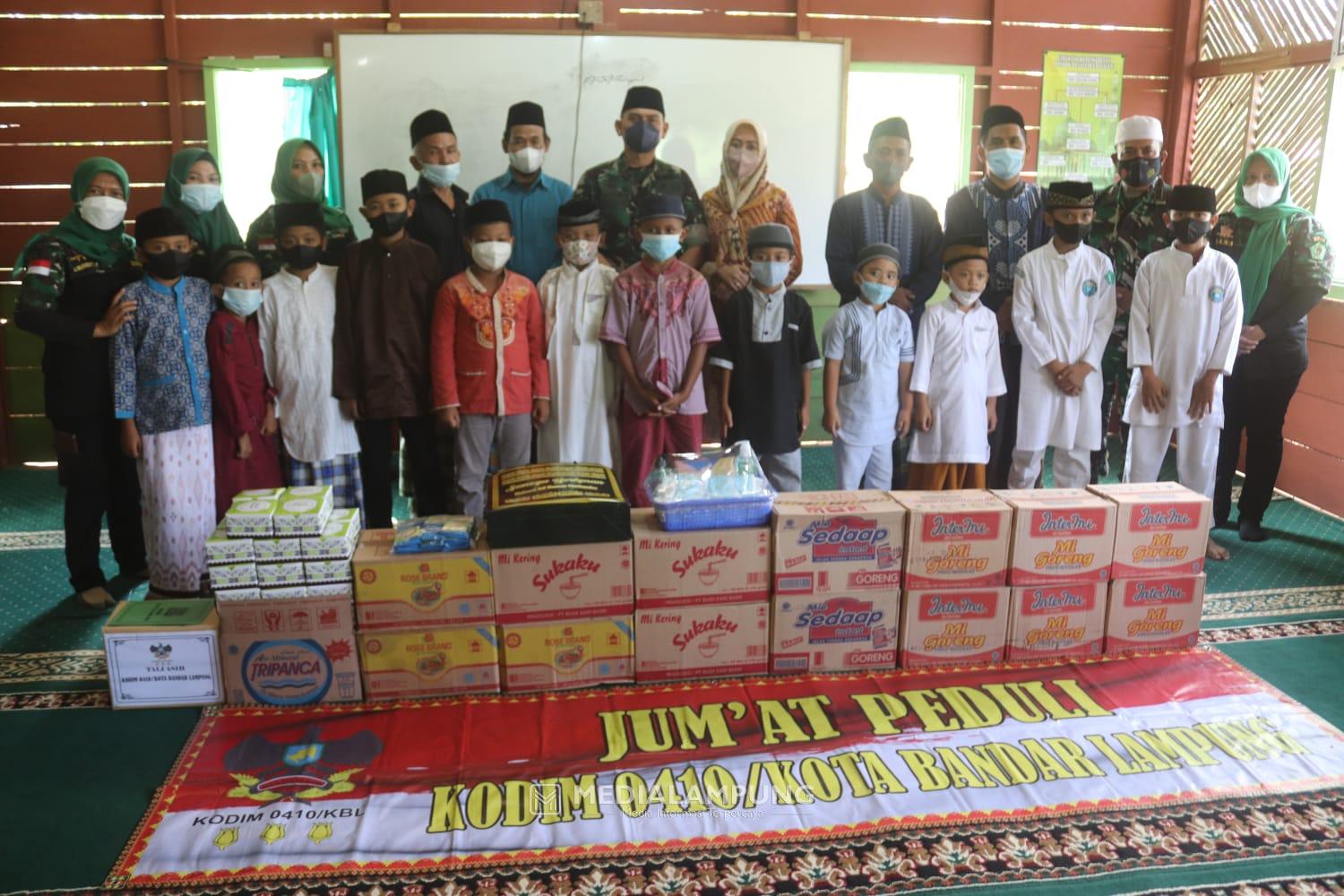 Kunjungan Kedua di Ponpes Assalam, Dandim Romas Ajak Para Santri Doa Bersama