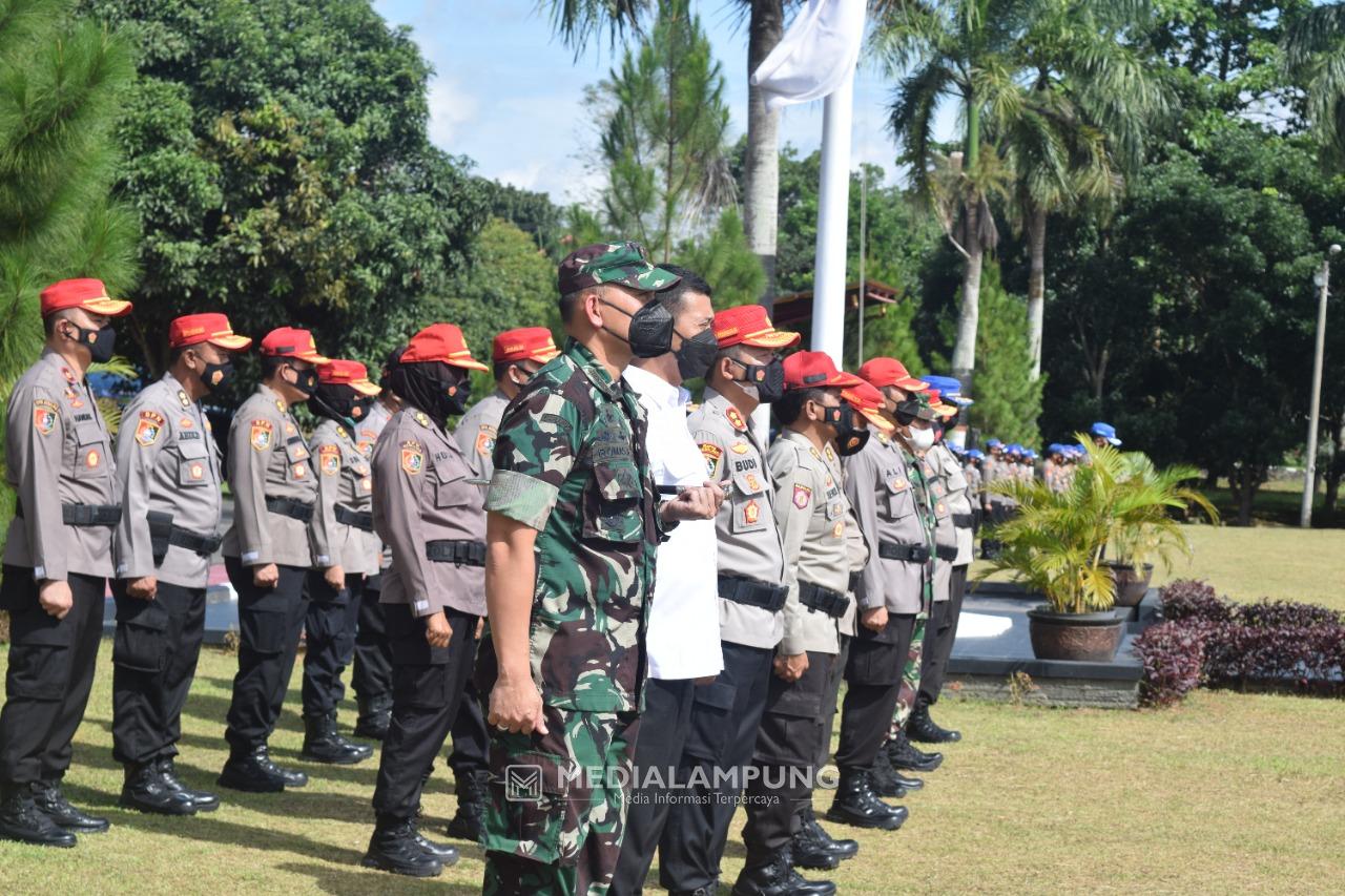 Kolonel Inf Romas Ikuti Upacara Pembukaan Diklat Integrasi TNI-Polri di SPN Polda Lampung