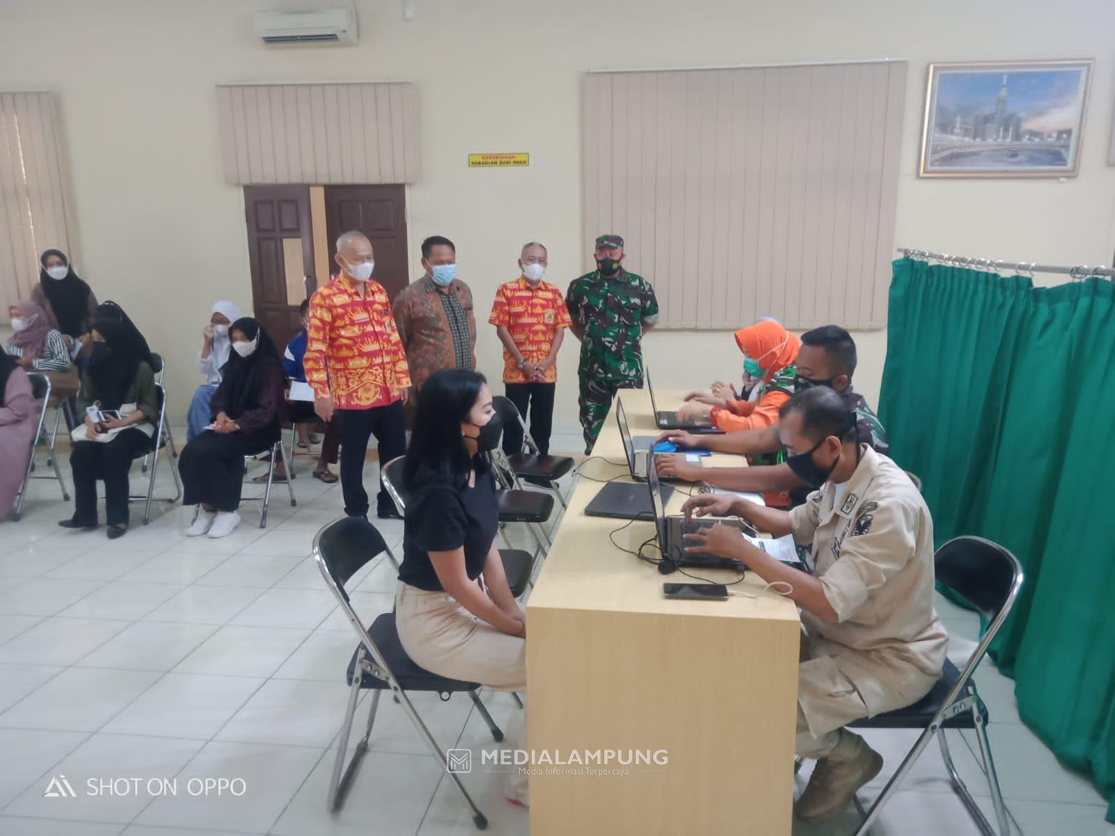 Koramil TKP Kembali Gelar Serbuan Vaksinasi di Kampus STKIP