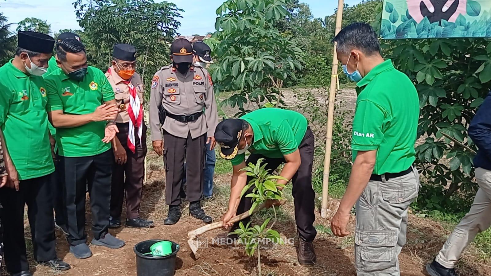 LDII Pringsewu Gelar Aksi Tanam Pohon