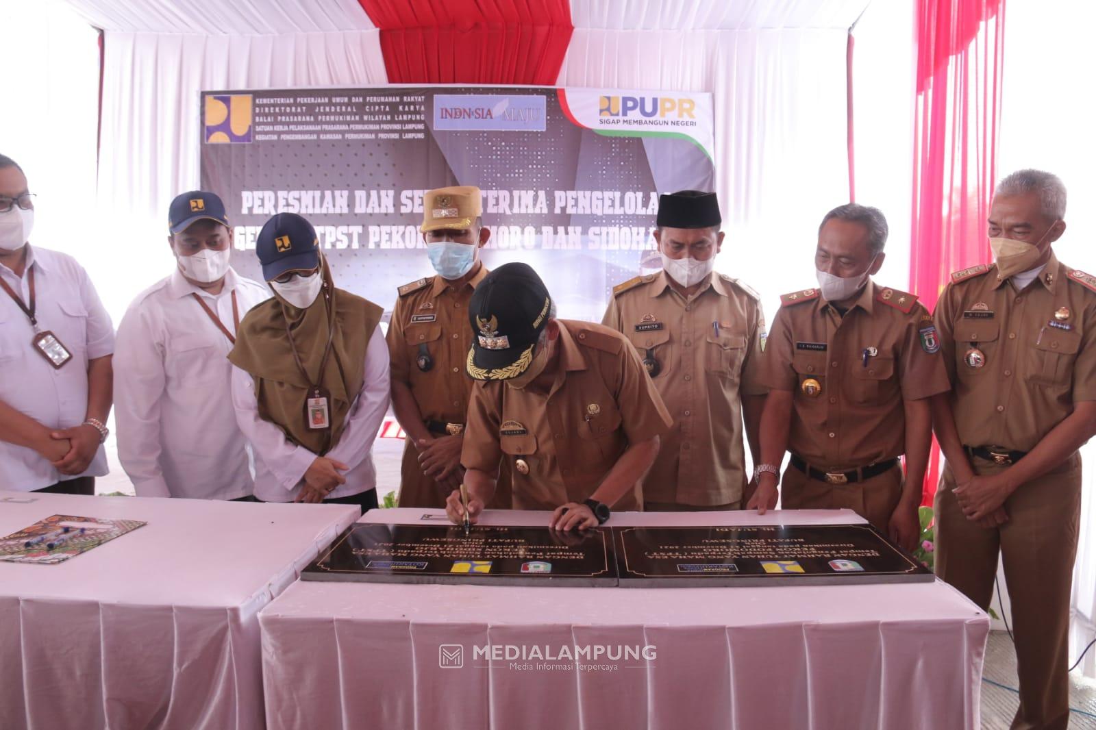 TPST Pekon Podomoro dan Sidoharjo Mulai Beroperasi