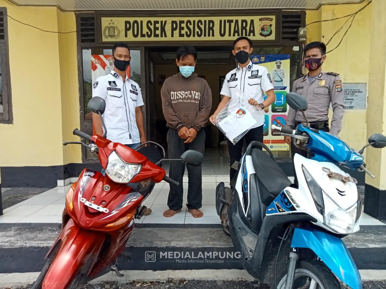 Polsek Pesisir Utara Amankan Satu Pelaku Curanmor