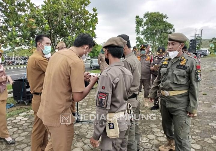 273 Tenaga Kontrak Satpol PP Pringsewu Jalani Evaluasi
