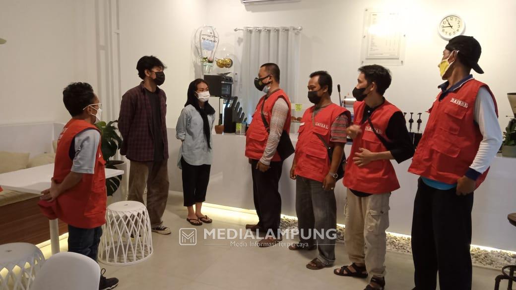 Satgas Kelurahan Kotasepang Imbau Pelaku Usaha Patuhi Aturan PPKM Level 2