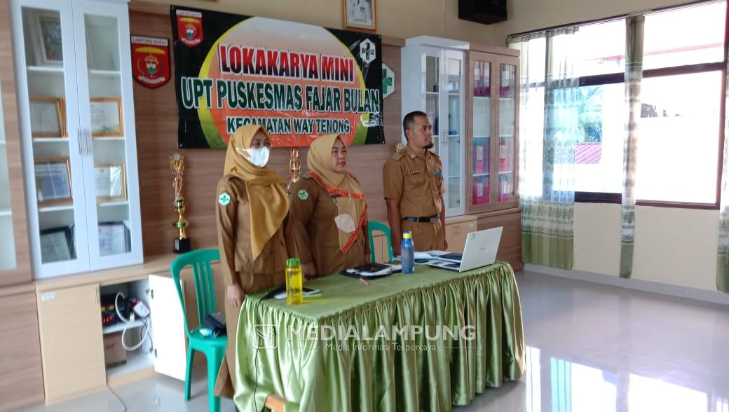 UPT Puskesmas Pajarbulan Gelar Lokmin Akhir Tahun 