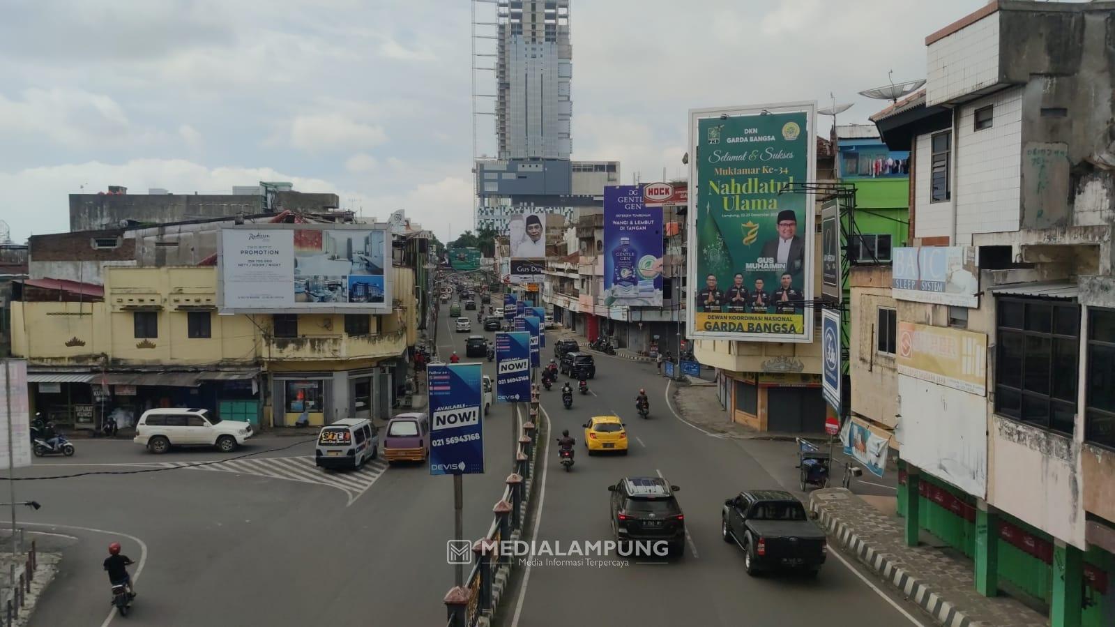 Polresta Bandarlampung Tutup Sejumlah Jalan