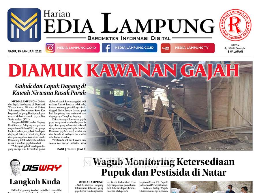 E-Paper Harian Media Lampung Edisi 19 Januari 2022