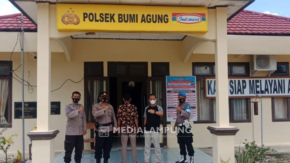 Polsek Bumi Agung Tangkap Pelaku Penyiraman Air Keras