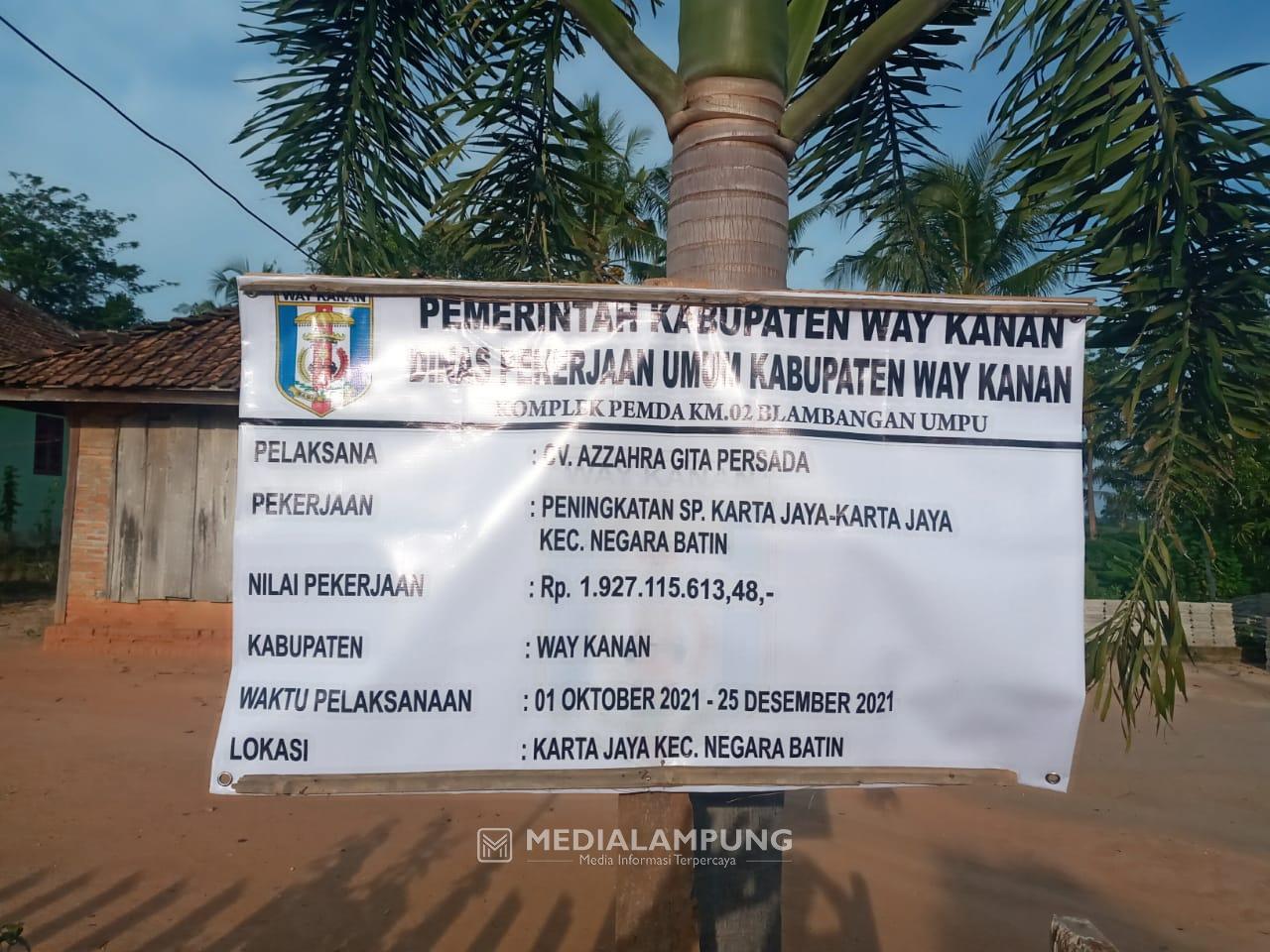 DPP EMPPATI RI Dorong Kroscek Proyek Bermasalah di Waykanan