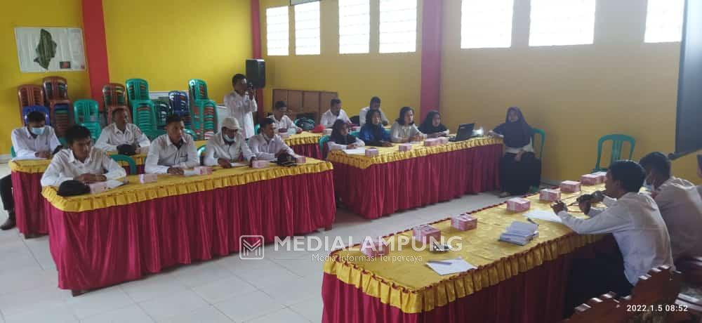 Rapat Awal Tahun, Pekon Gedungsurian Fokus Seputar Dana Desa