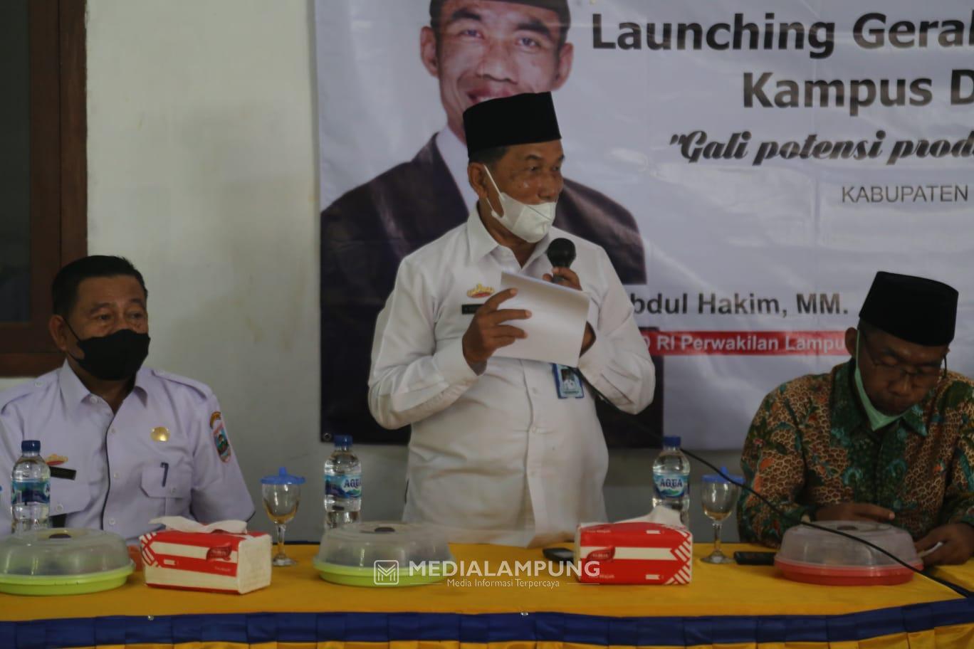 Wabup Pesbar Hadiri Launching Gerakan Desa Emas