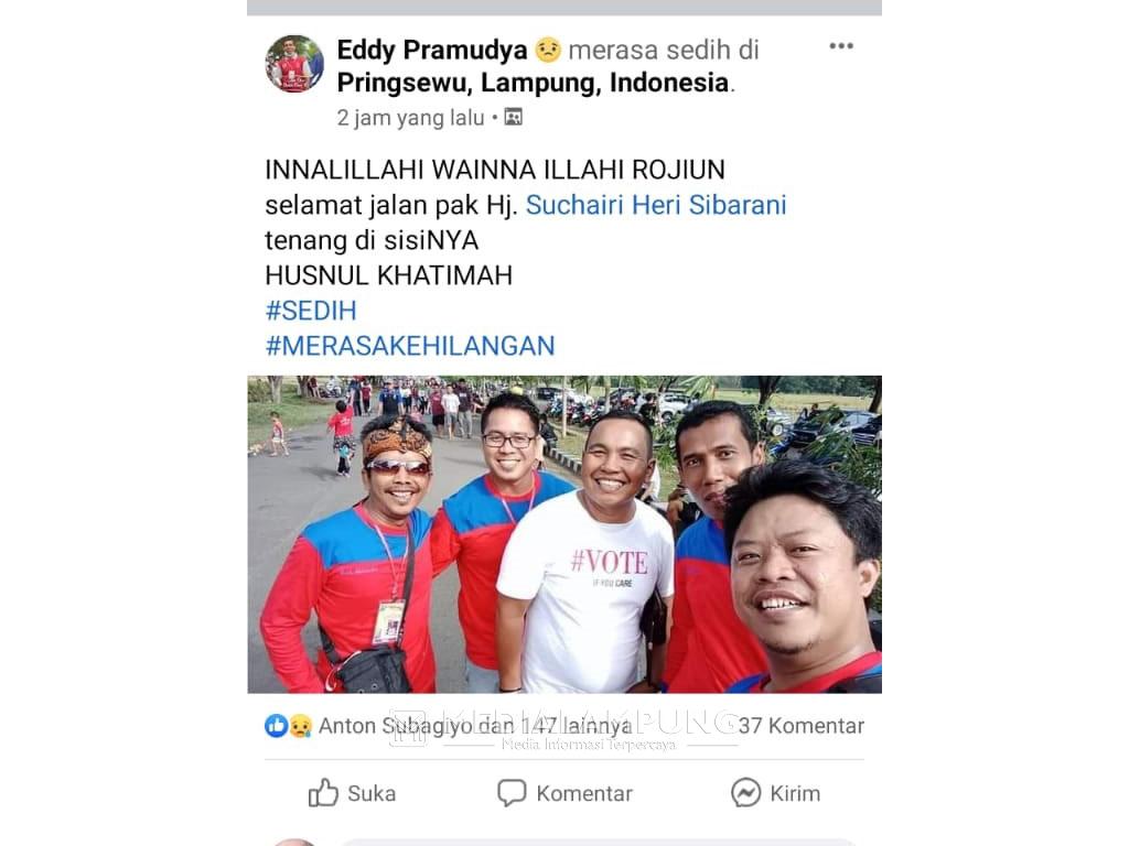 Pringsewu Berduka, Pemilik Sanggar Bulan Temanggal Tutup Usia