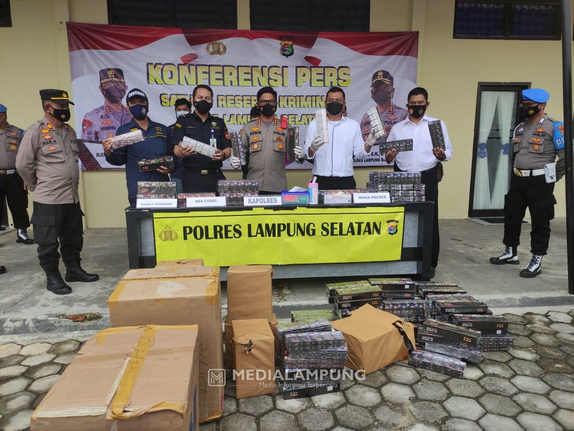 4 Merek Rokok Ilegal Gagal Beredar di Lampung