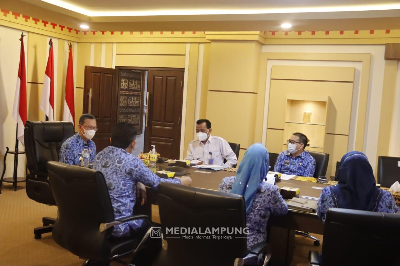 Sekdaprov Fahrizal Pimpin Rapat Bersama BNN Lampung