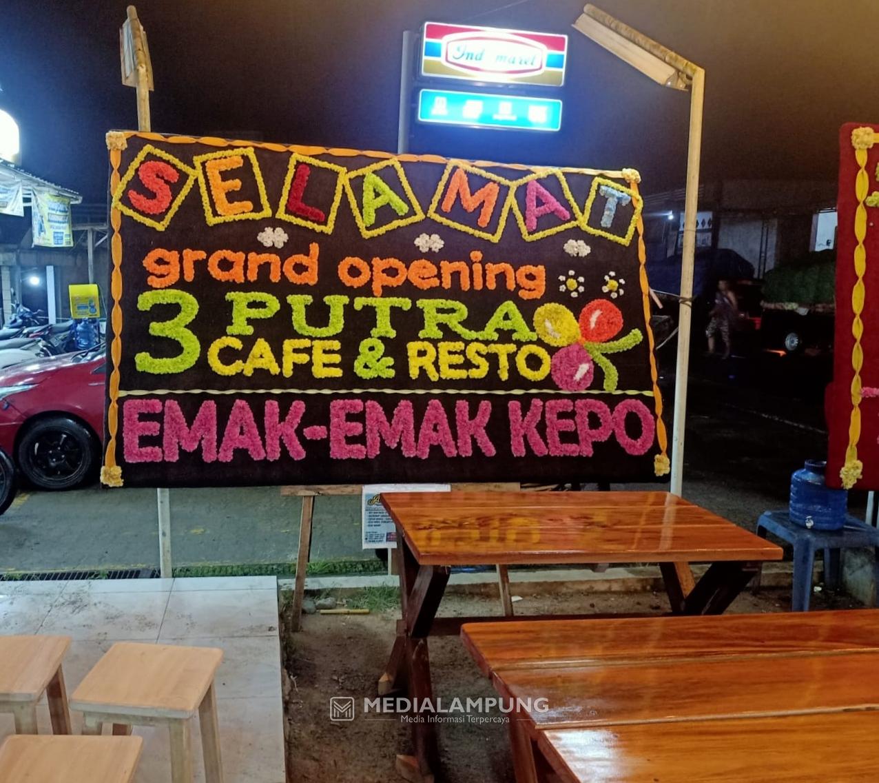 Cafe Resto Tiga Putra Pajarbulan Siap Manjakan Pecinta Kuliner 