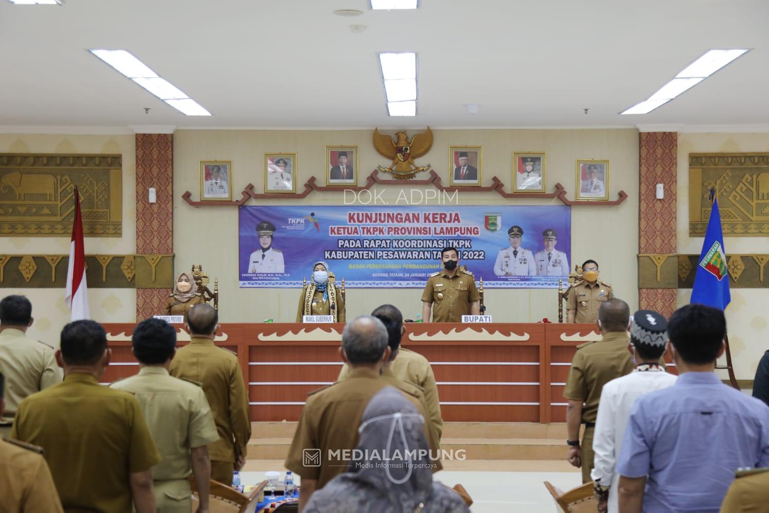 Wagub Chusnunia Dorong Penanggulangan Kemiskinan di 5 Kecamatan di Pesawaran