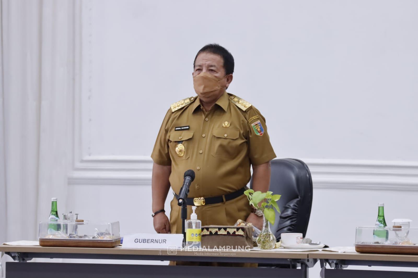Gubernur Arinal Rapat Bersama Mendagri dan Gubernur se-Indonesia