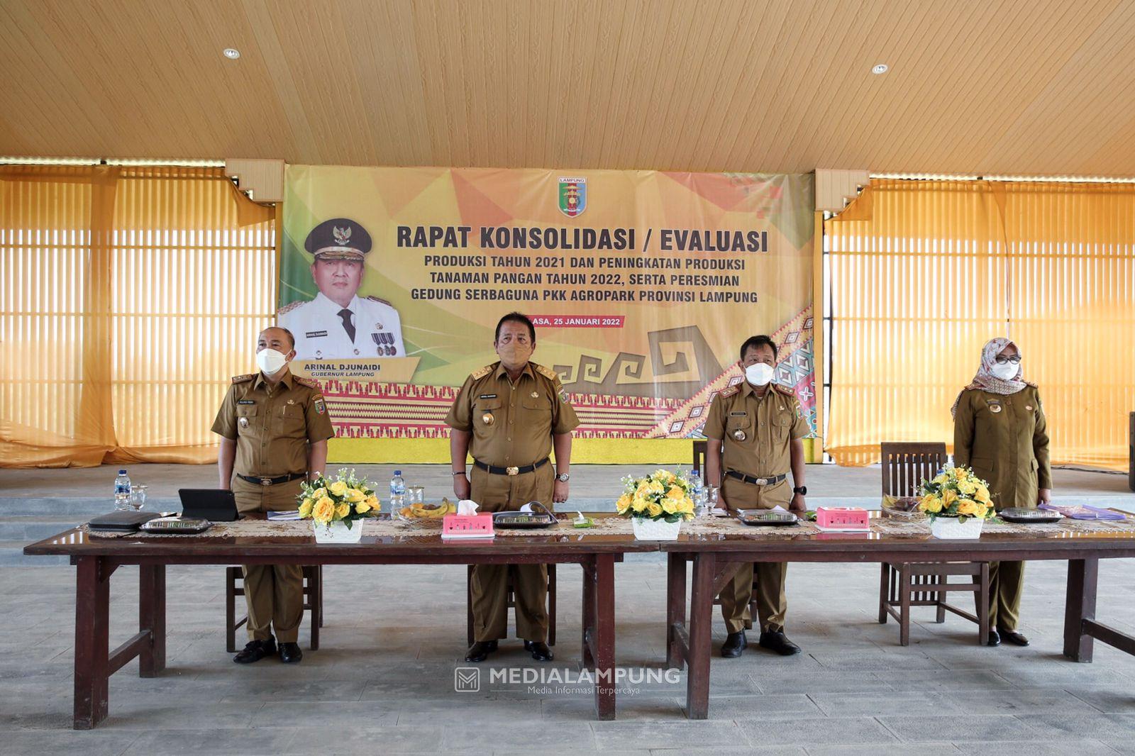 Pimpin Rakor Peningkatan Produksi Pangan, Arinal Genjot 4 Kabupaten Belum Produktif