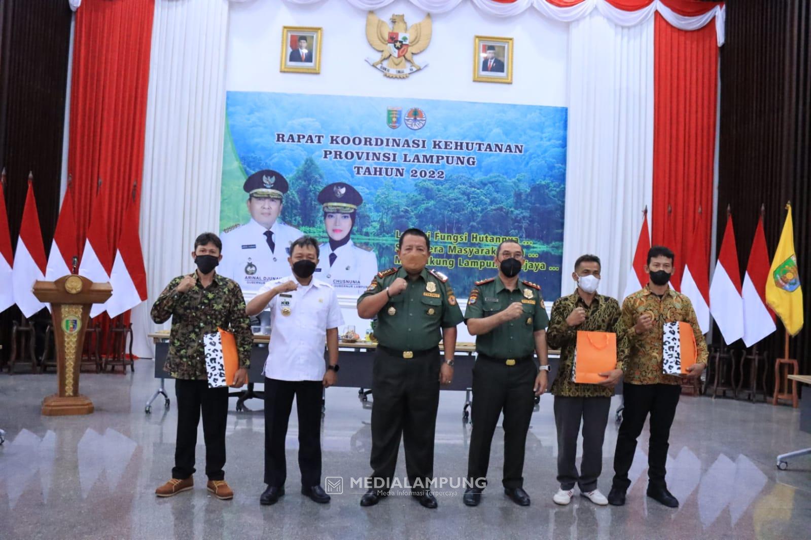 Gubernur Pimpin Rakor Kehutanan Lampung, Pembangunan Harus Mengacu RPJMD