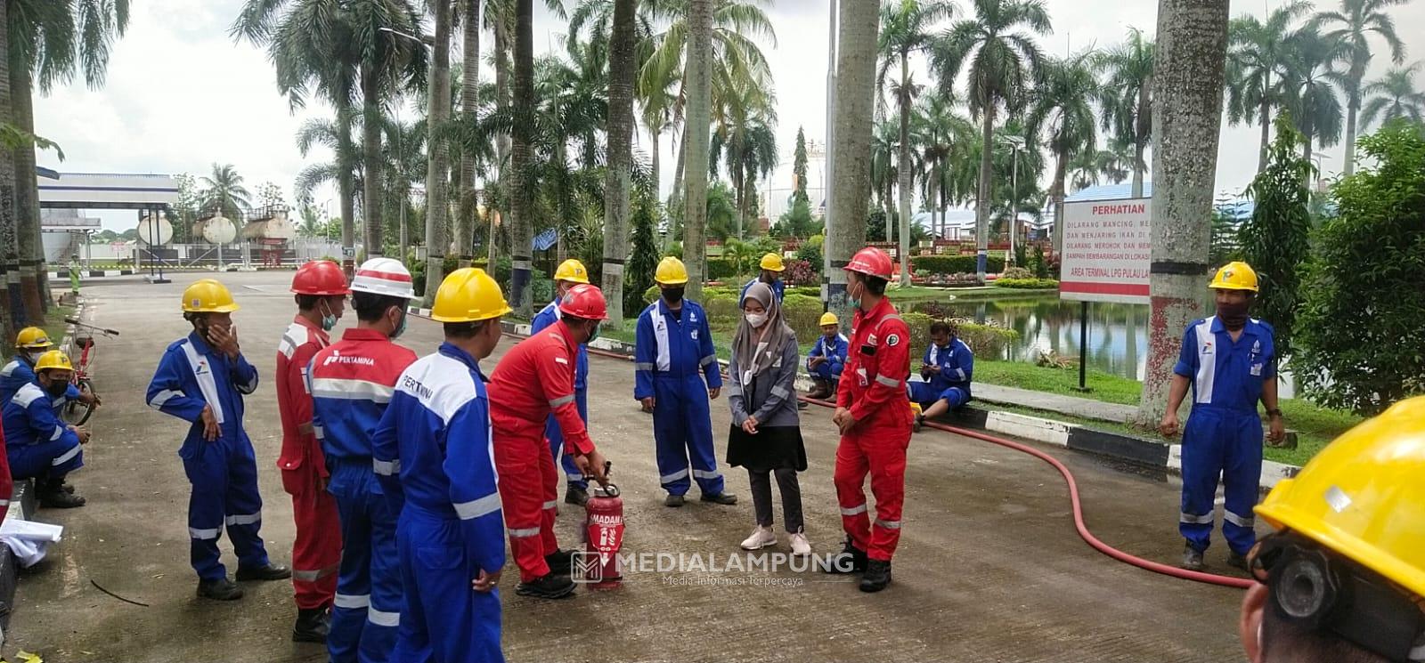 Peringati Bulan K3, Pertamina Gelar Simulasi Keselamatan