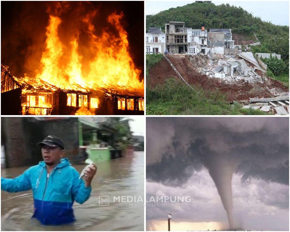 Ini Total Kerugian Akibat Bencana di Bandarlampung Selama 2021