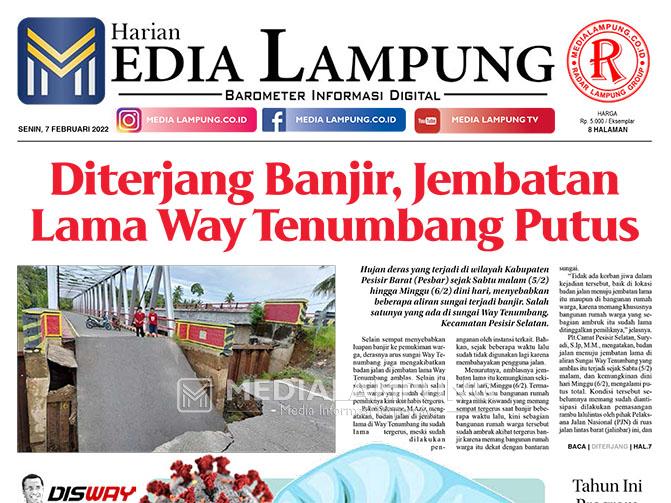 E-Paper Harian Media Lampung Edisi 7 Februari 2022
