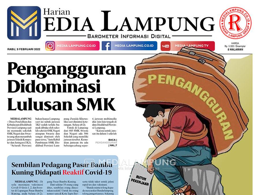 E-Paper Harian Media Lampung Edisi 9 Februari 2022