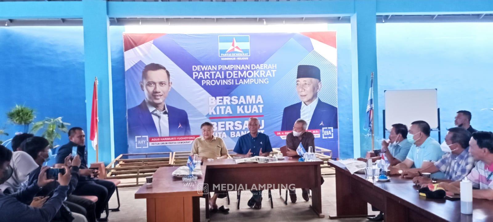 Pekan Depan Pengurus DPD Demokrat Lampung Dilantik