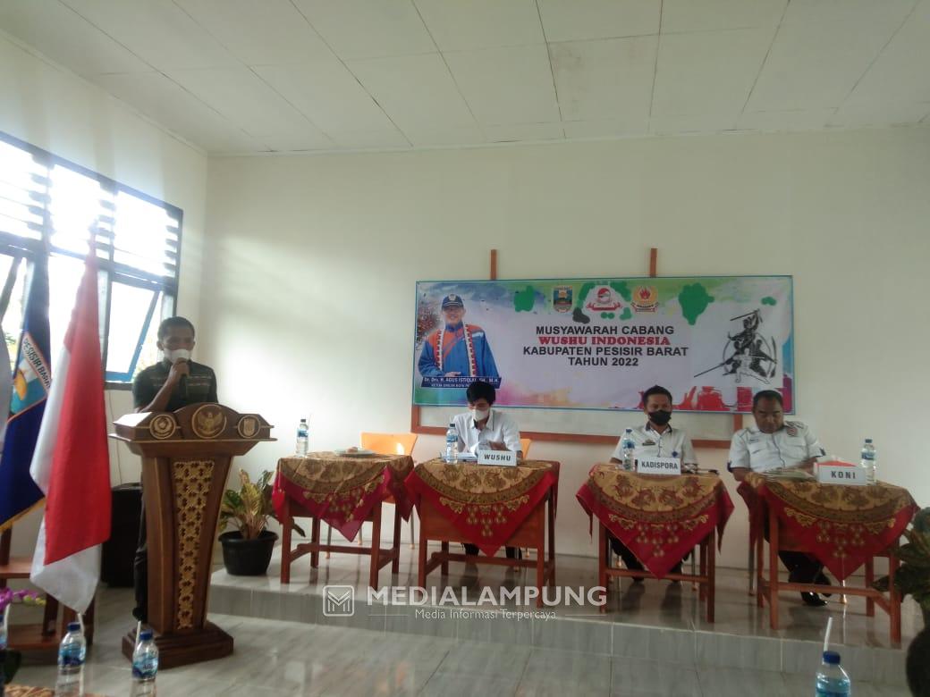 Pesbar Targetkan Cabor Wushu Raih Tiga Emas di Porprov 2022