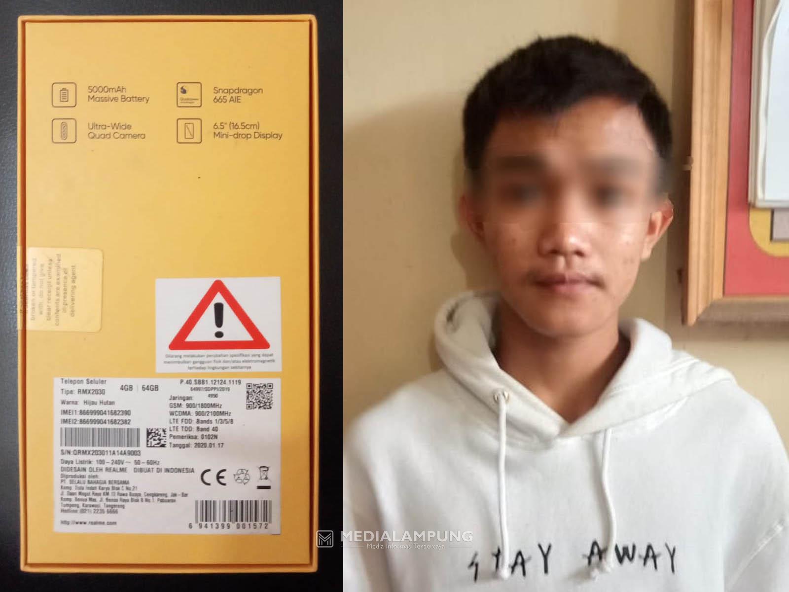 Polsek Banjit Tangkap Pelaku Pencurian HP