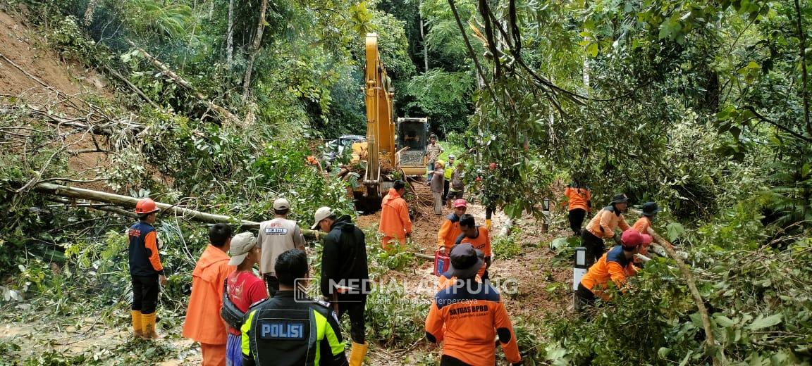 Lambar Dikepung Bencana, Alat Berat Pemkab 'Menghilang'