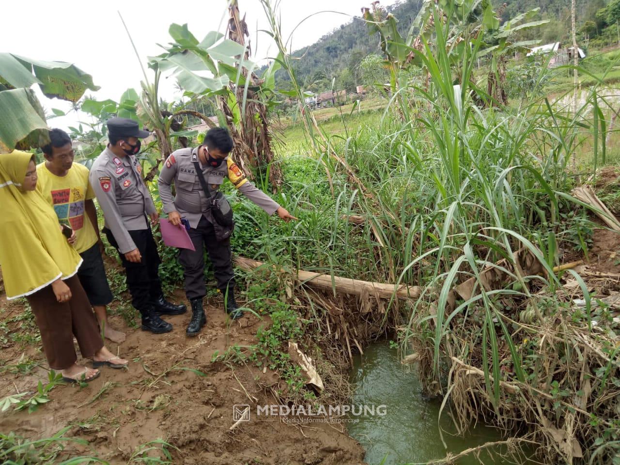 Pamit Mancing, Wardi Ditemukan Tewas di Irigasi Sawah 