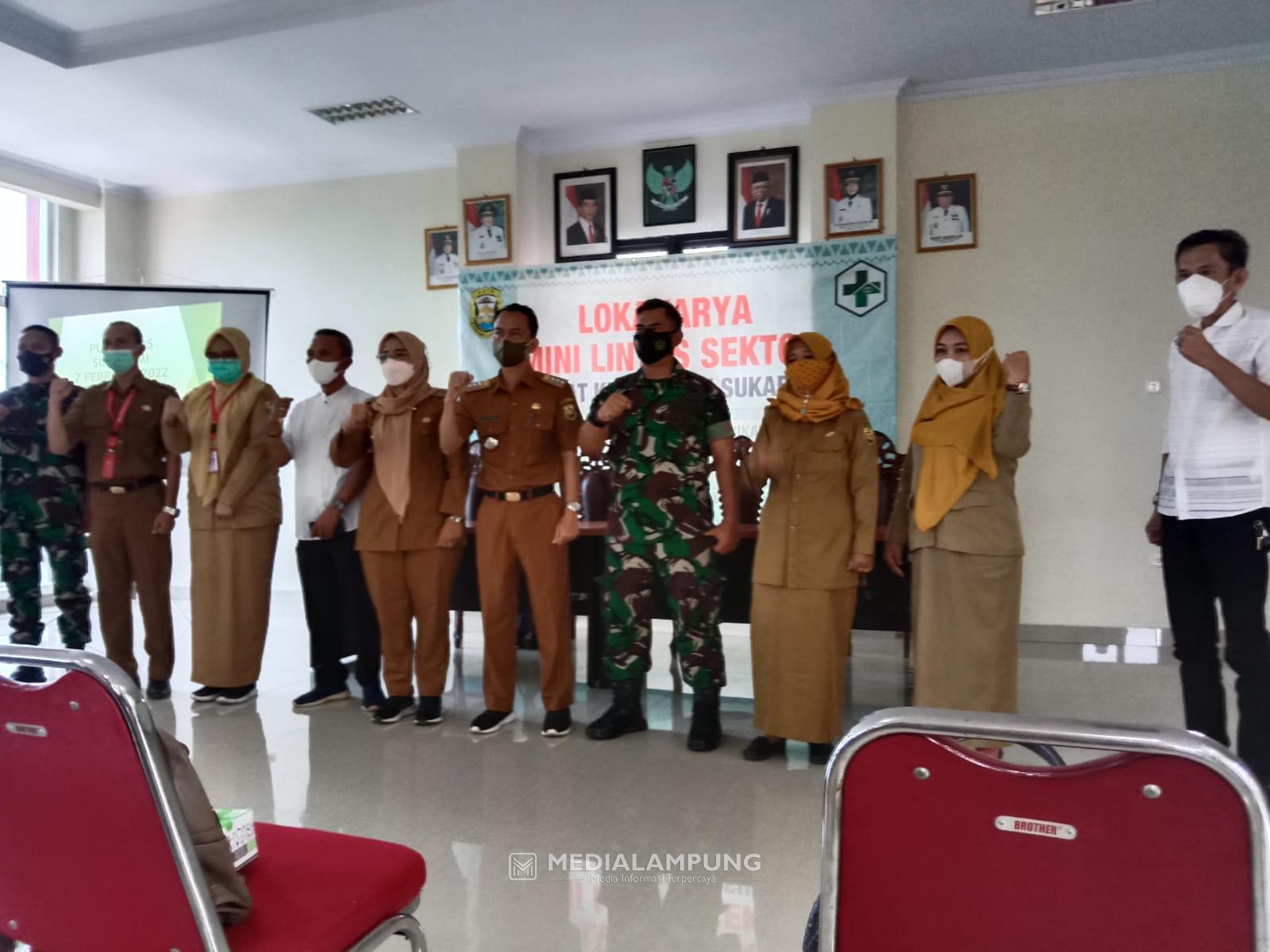 Peltu Adi Purnomo Ikuti Lokakarya Mini Lintas Sektor Kecamatan Kedamaian