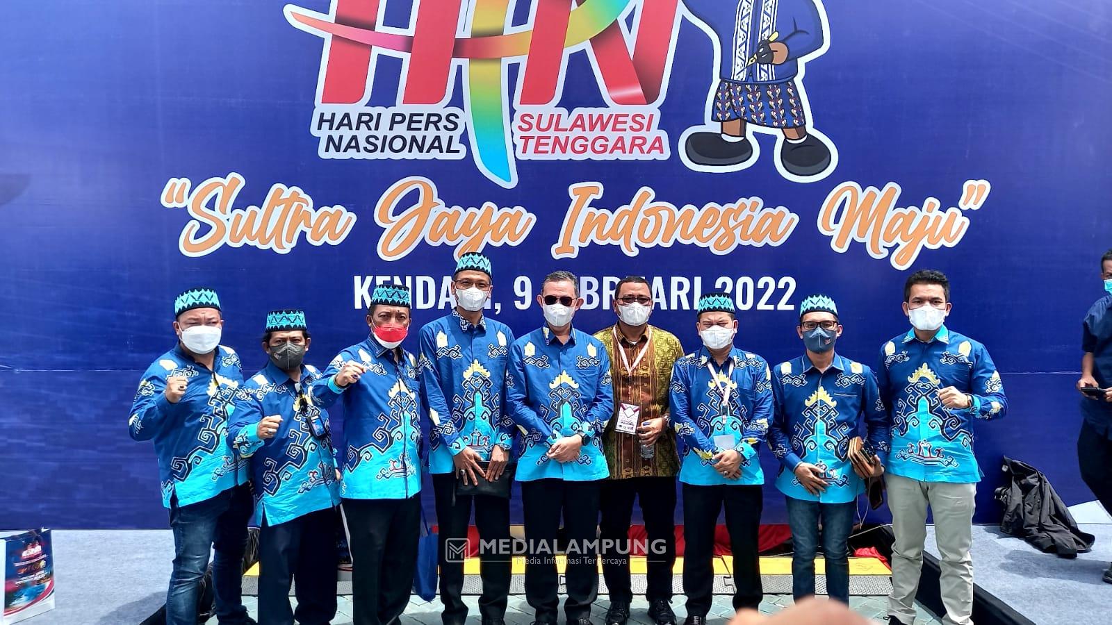 Sekdaprov Lampung Hadiri Puncak Peringatan HPN Tahun 2022