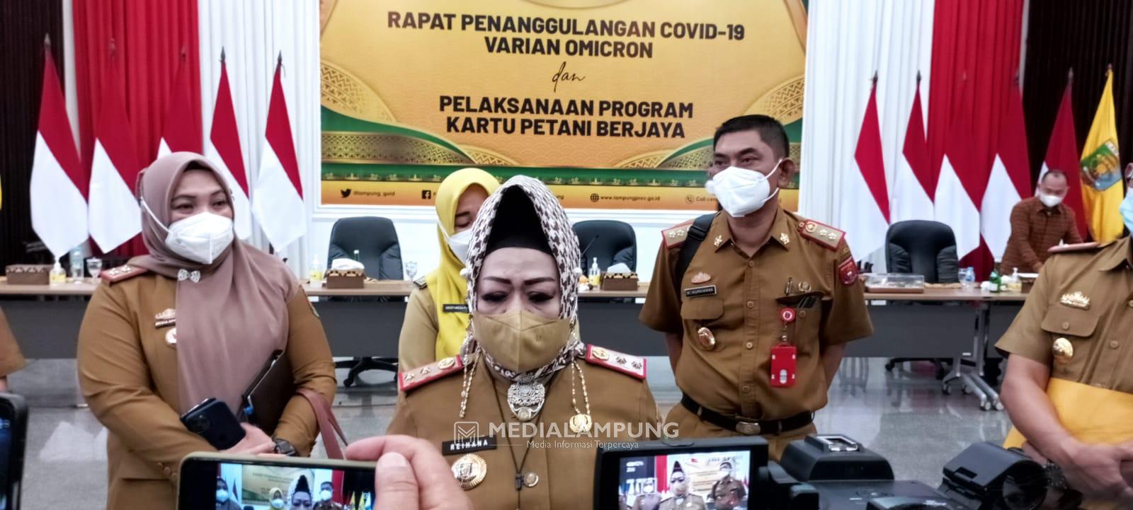 Positif Covid di Lampung Terus Meningkat, Reihana Sebut karena Adanya Perluasan Testing dan Tracing 