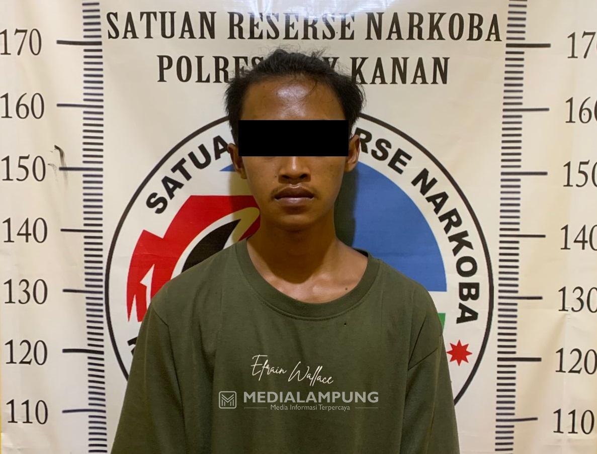 Polres Waykanan Amankan Pelaku Penyalahgunaan Narkoba Jenis Sabu