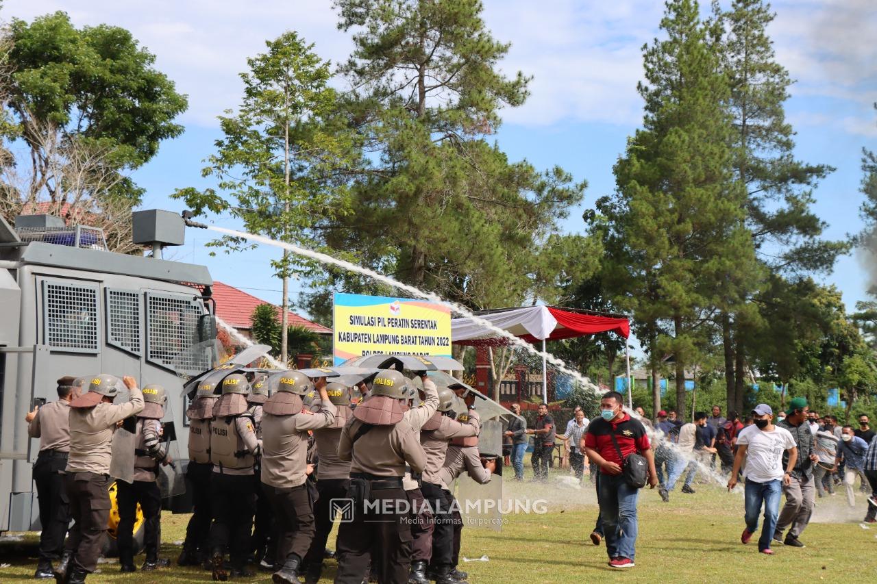 Pilratin Serentak 2022, Polres Lambar Terjunkan 310 Personel Gabungan