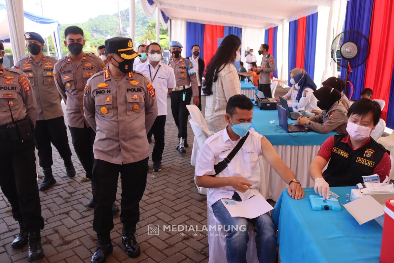 Polresta Bandarlampung Gelar Pelayanan Presisi di Pelabuhan Panjang