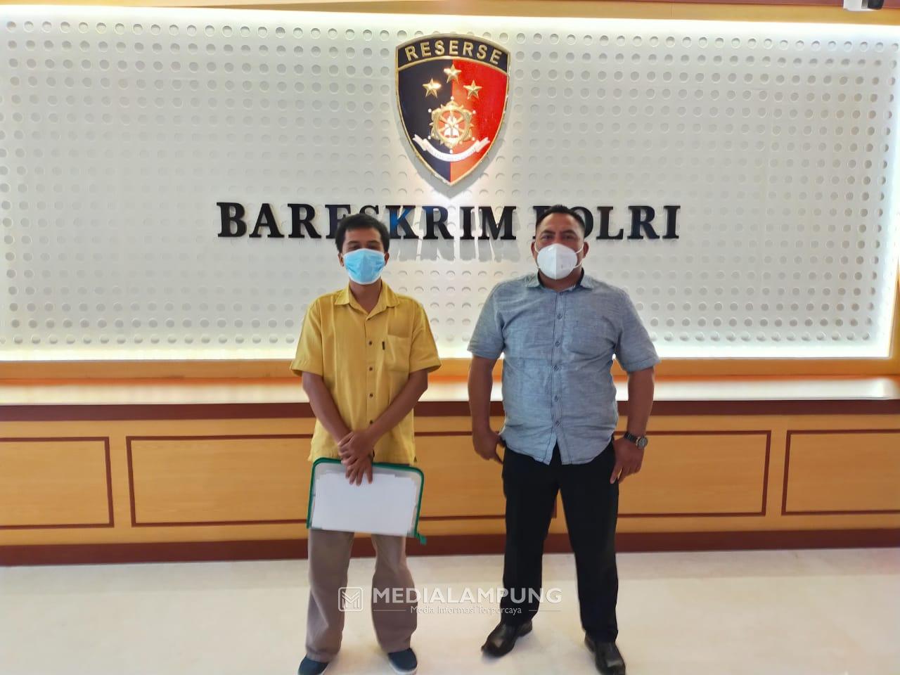 Mantan Penyidik Ditreskrimum Polda Lampung Dilaporkan ke Div Propam Mabes Polri