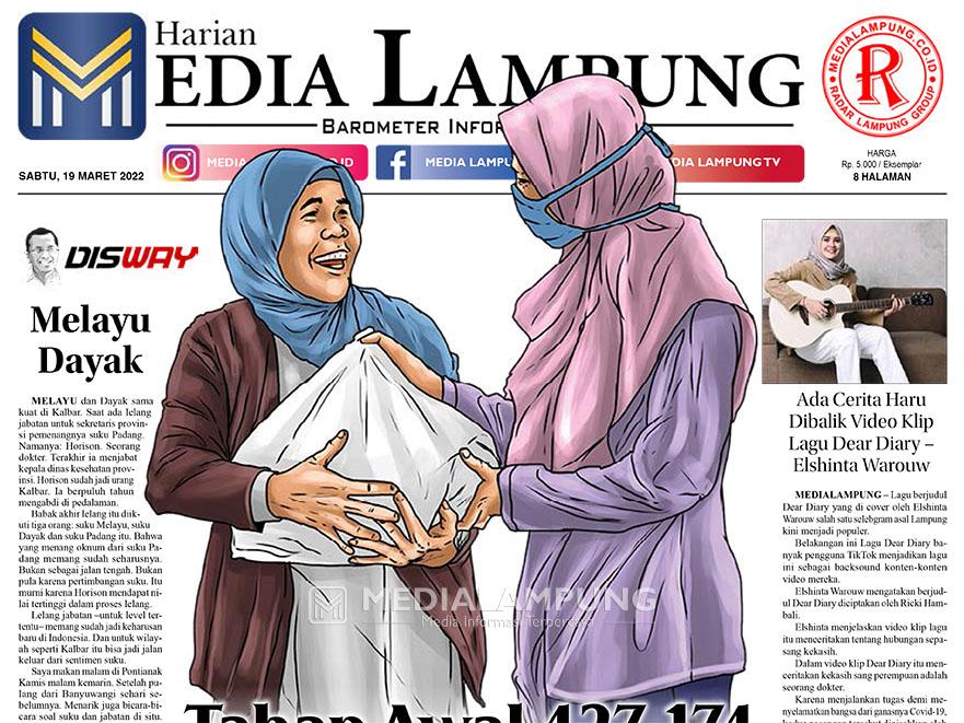 E-Paper Harian Media Lampung Edisi 19 Maret 2022