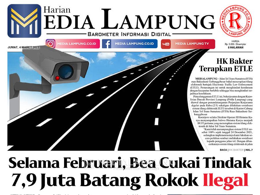 E-Paper Harian Media Lampung Edisi 4 Maret 2022