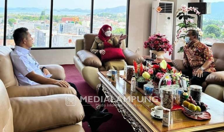 Reses di Bandarlampung, Fauzan Sibron Bahas Kelangkaan Migor dengan Walikota