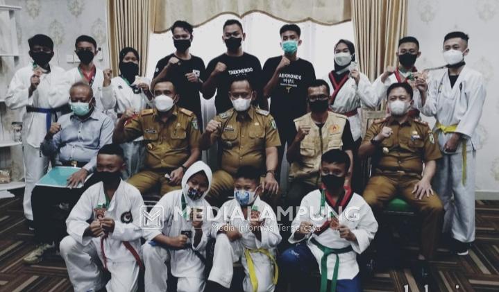 10 Atlet Taekwondo Pelajar Pringsewu Raih Medali di Kapolri Cup 2022.