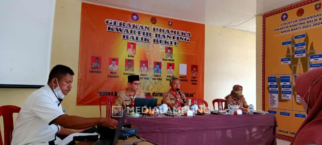 Bahas Program, Kwarran Gerakan Pramuka Kecamatan Balikbukit Gelar Rakor 