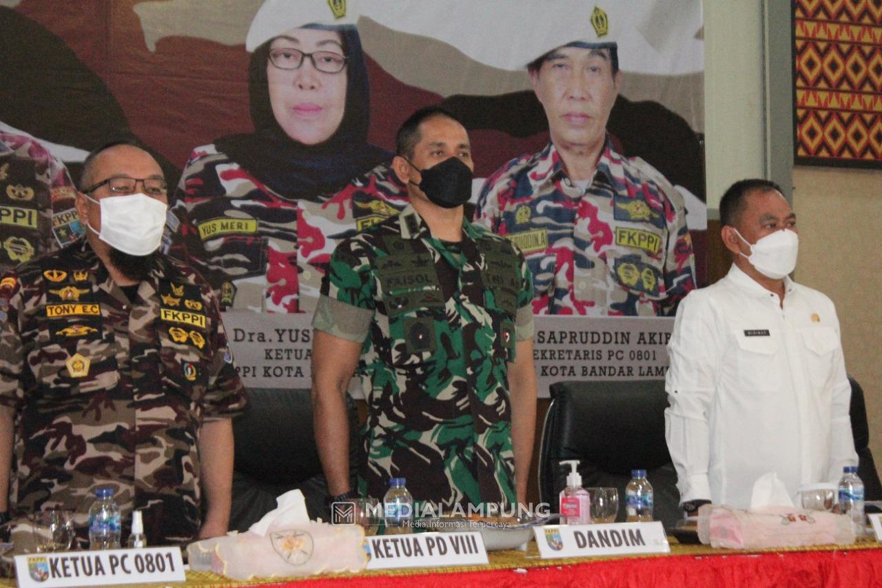 Dandim KBL Hadiri Pelantikan Pengurus Cabang 0801 FKPPI Bandarlampung