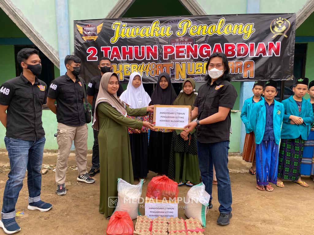 'Jiwaku Penolong' Letting KER448AT Polres Lambar Gelar Baksos di Anniversary ke-2