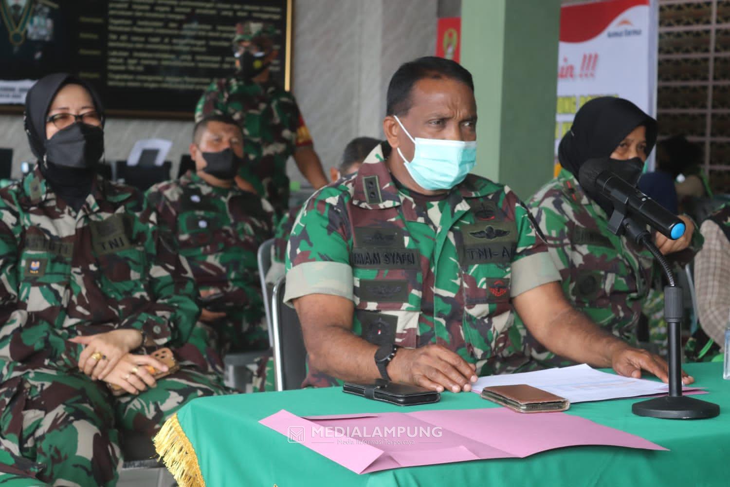 Sinergi TNI AD-Kimia Farma, Kodim KBL Gelar Vaksinasi Gotong Royong