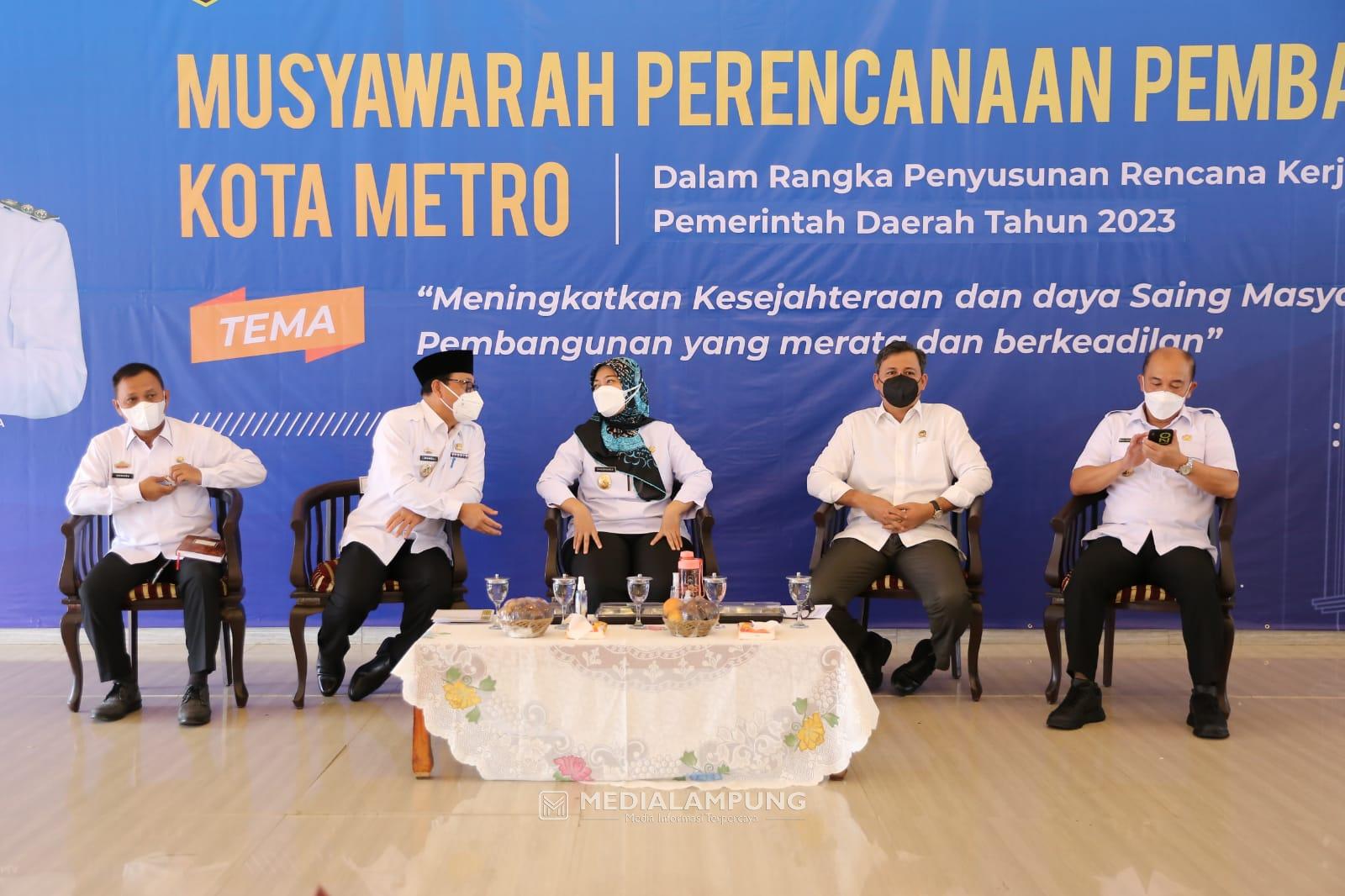 Wagub Nunik Buka Musrenbang Kota Metro Dalam Rangka Penyusunan RKPD 2023