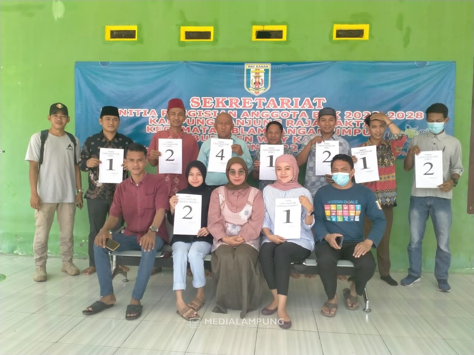 15 Peserta Ikuti Pemilihan BPK Kampung Tanjung Raja Sakti 